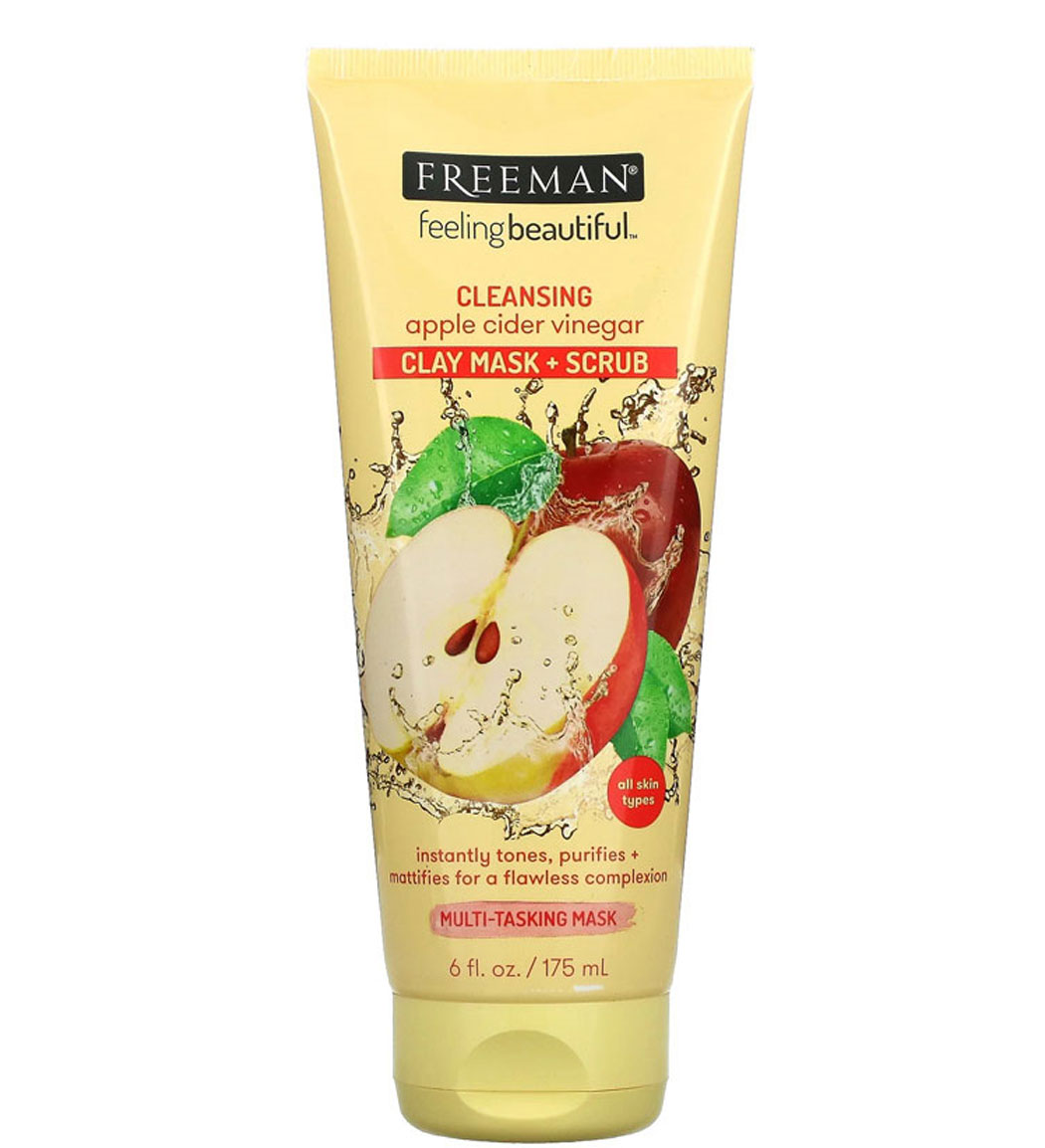 ماسک گلی فومی سرکه سیب 4 کاره