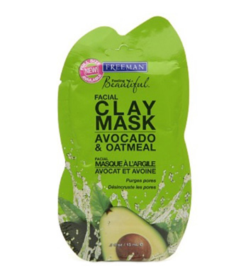 ماسک صورت یکبار مصرف خاک رسی جو و آووکادو