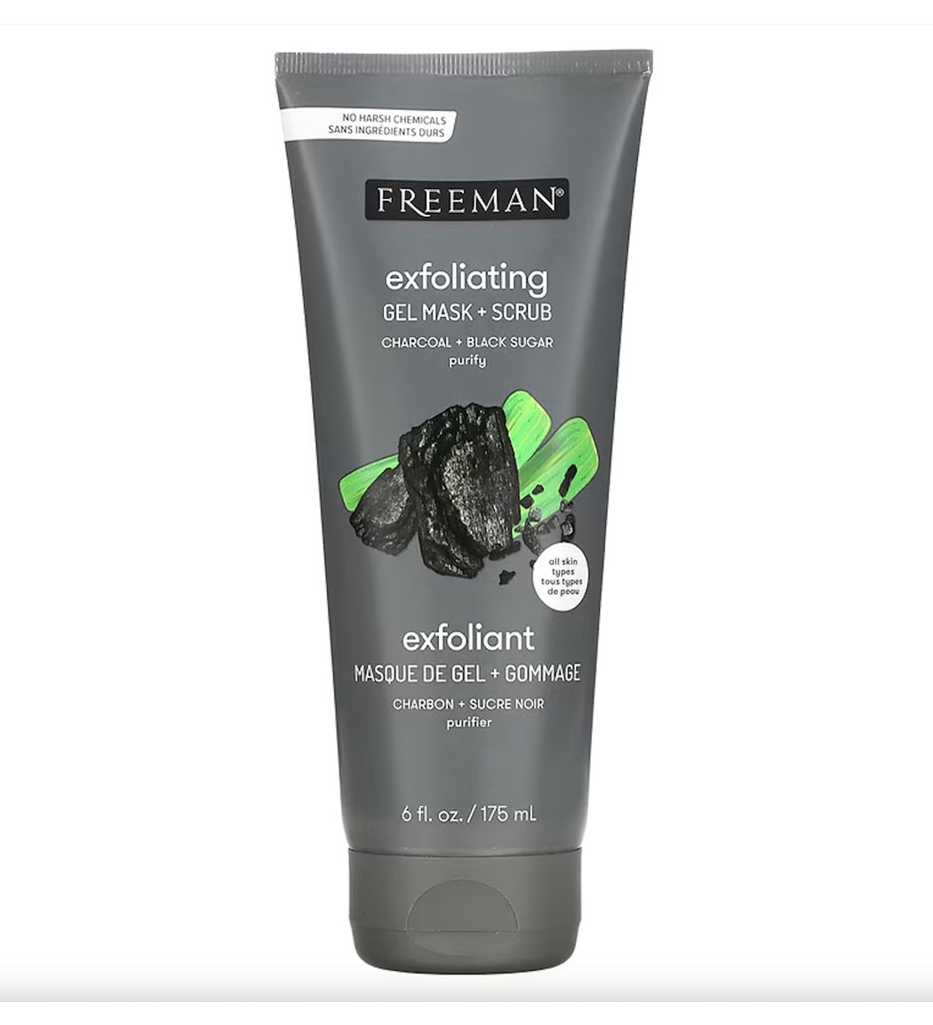 ماسک و اسکراب زغال و شکر سیاه