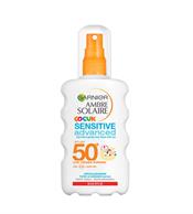 لوسیون ضد آفتاب کودک و دافع شن و ماسه  مدل SENSITIVE advanced (SPF 50+)  حجم 200 میل