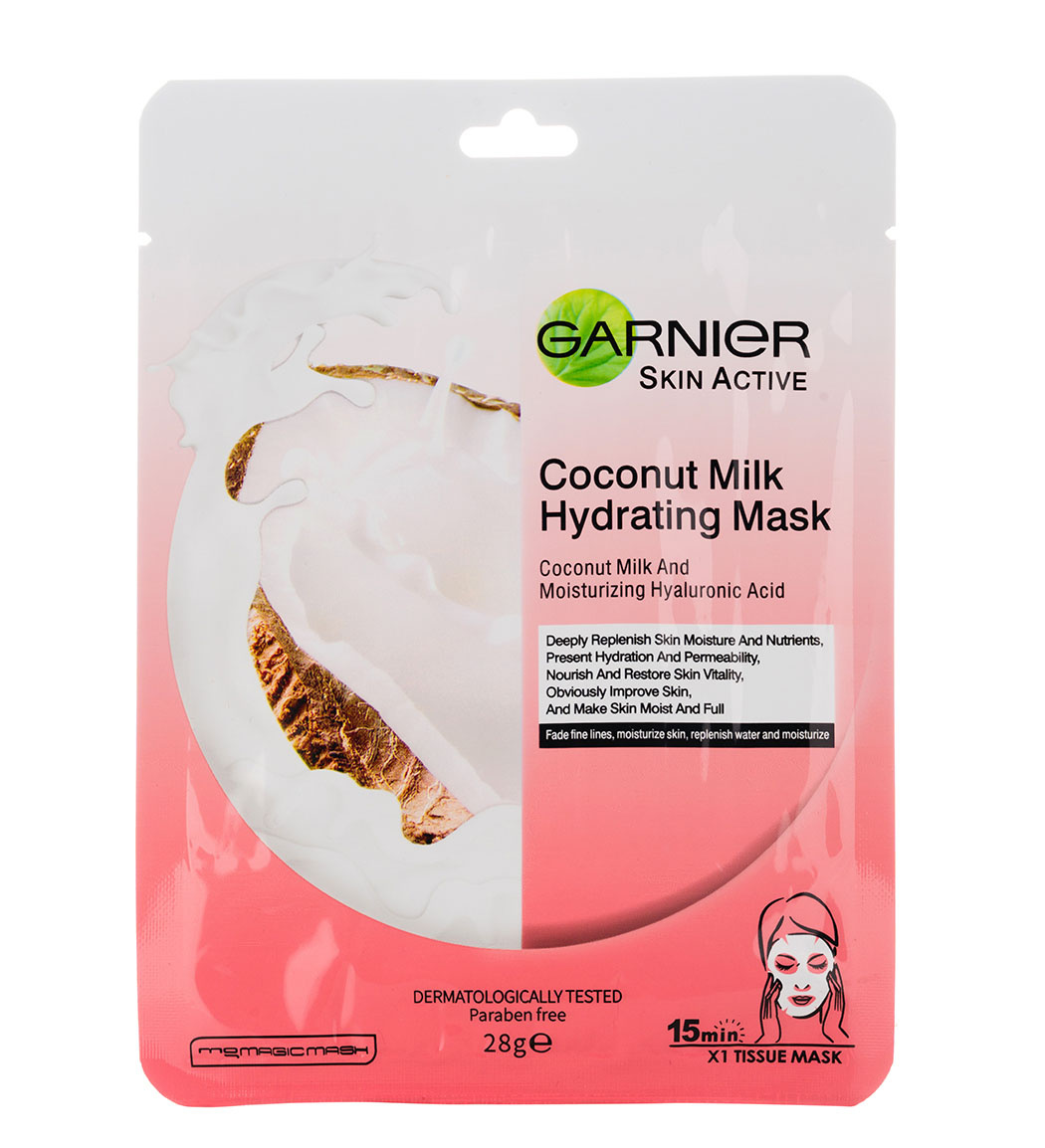 ماسک ورقه ای صورت حاوی عصاره شیر نارگیل 28گرم