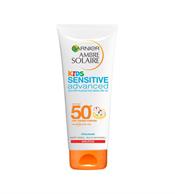 شیر ضد آفتاب کودک گارنیر مدل SENSITIVE advanced (SPF 50+)  حجم 200 میل