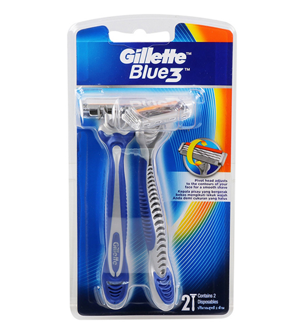 خودتراش مدل Blue 3 بسته 2 عددی