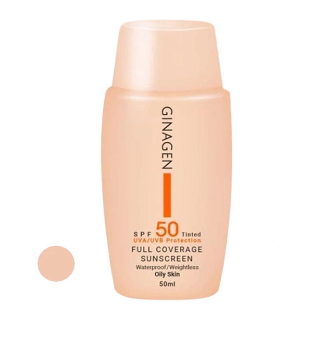 کرم ضد آفتاب رنگی مدل SPF50 شماره 02 مناسب پوست چرب و مختلط حجم 50 میلی لیتر