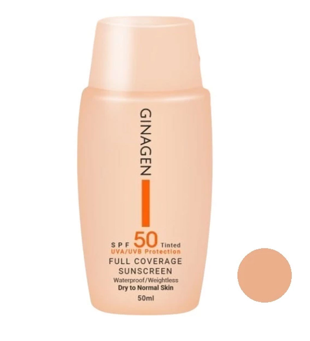 کرم ضد آفتاب رنگی مدل SPF50 شماره 03 مناسب پوست معمولی و خشک حجم 50 میلی لیتر