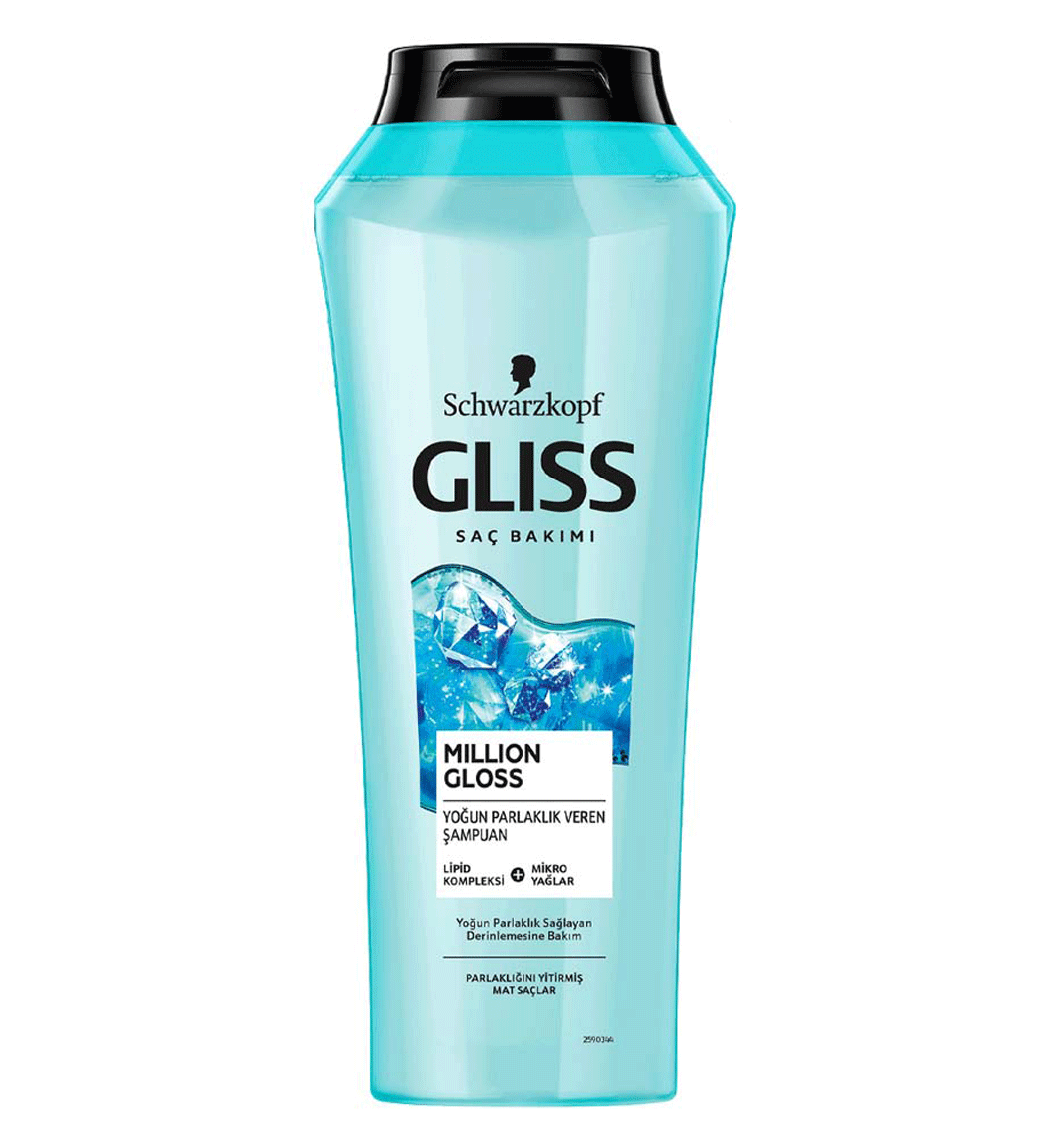 شامپو ترمیم کننده و درخشان کننده مدل  Million Gloss مناسب موهای مات و کدرحجم 500 میل