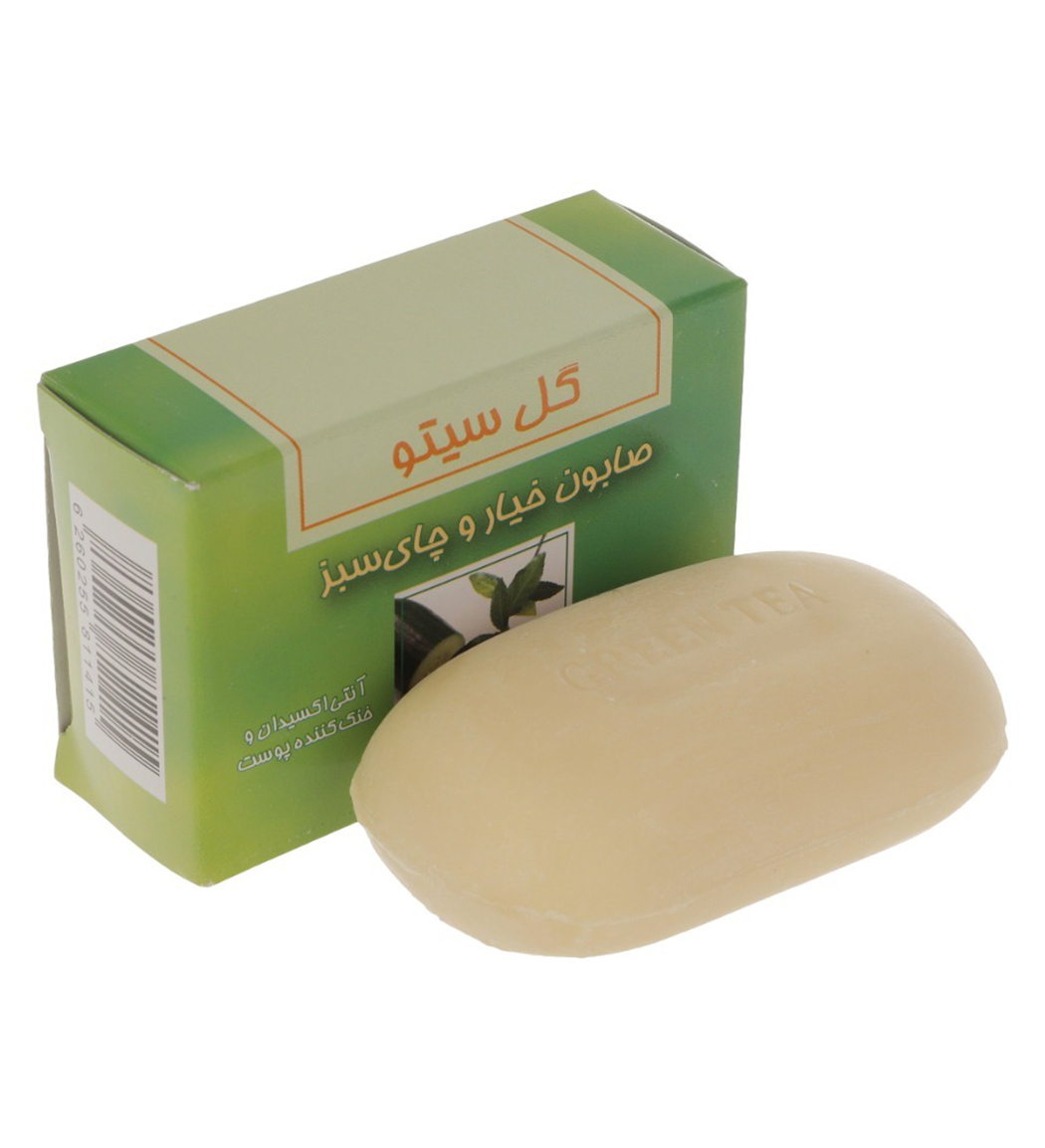صابون خیار و چای سبز 100گرمی