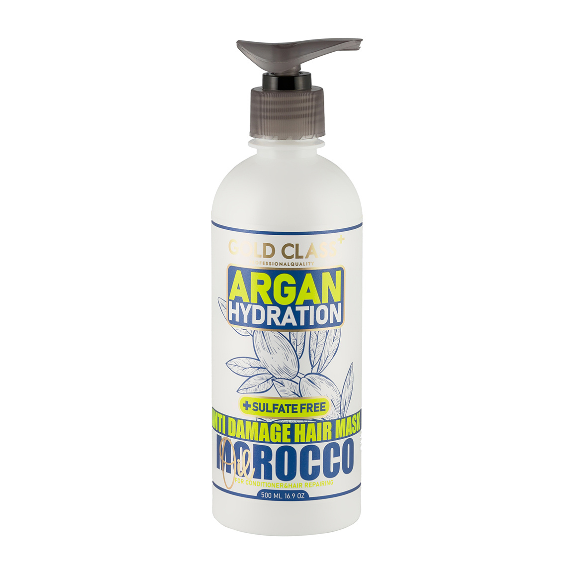 ماسک مو آبرسان فاقد سولفات حاوی روغن آرگان مناسب موهای خشک و دهیدراته حجم 500 میلی لیتر