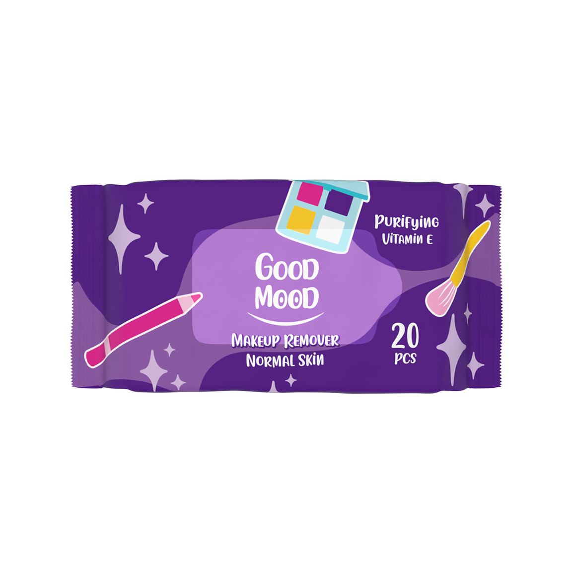 دستمال مرطوب آرایشی مدل Purifying Vitamin E بسته 20 عددی