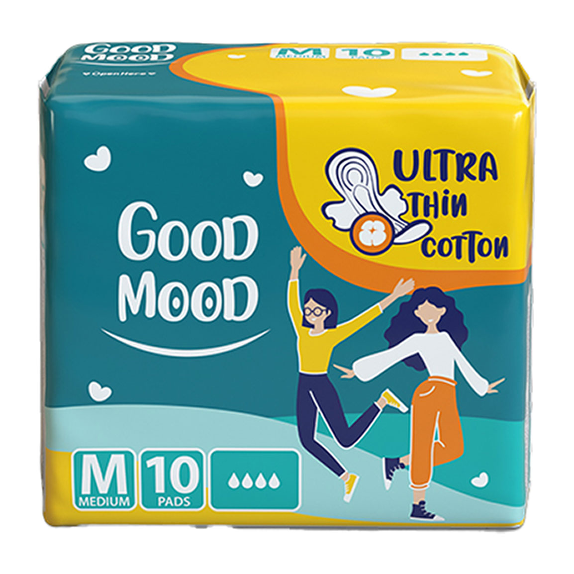 نوار بهداشتی اولترا متوسط 10 عددی