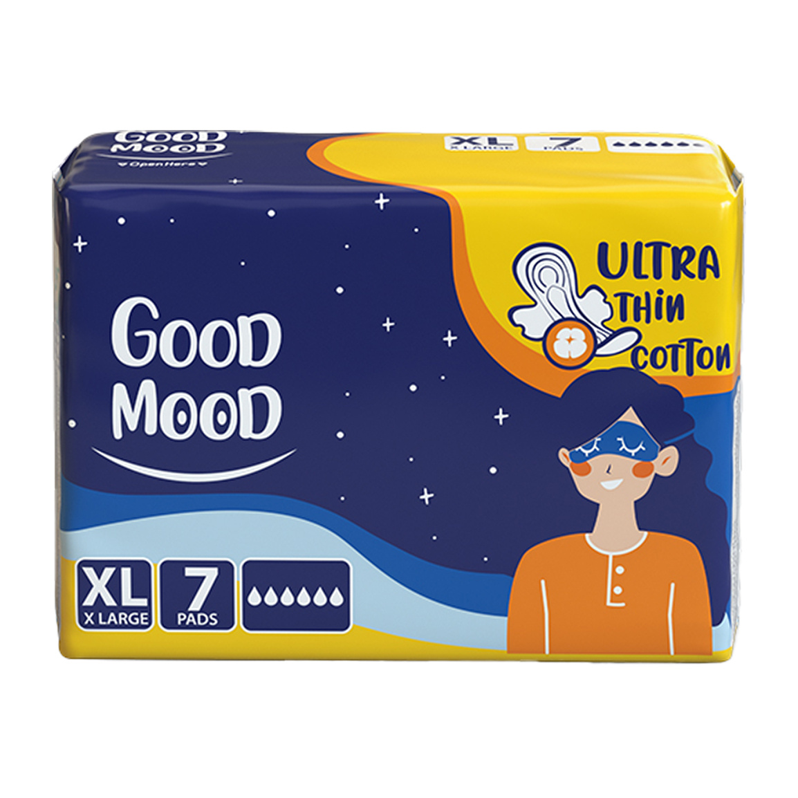 نوار بهداشتی اولترا نازک پنبه ای سایز خیلی بزرگ بسته 7 عددی