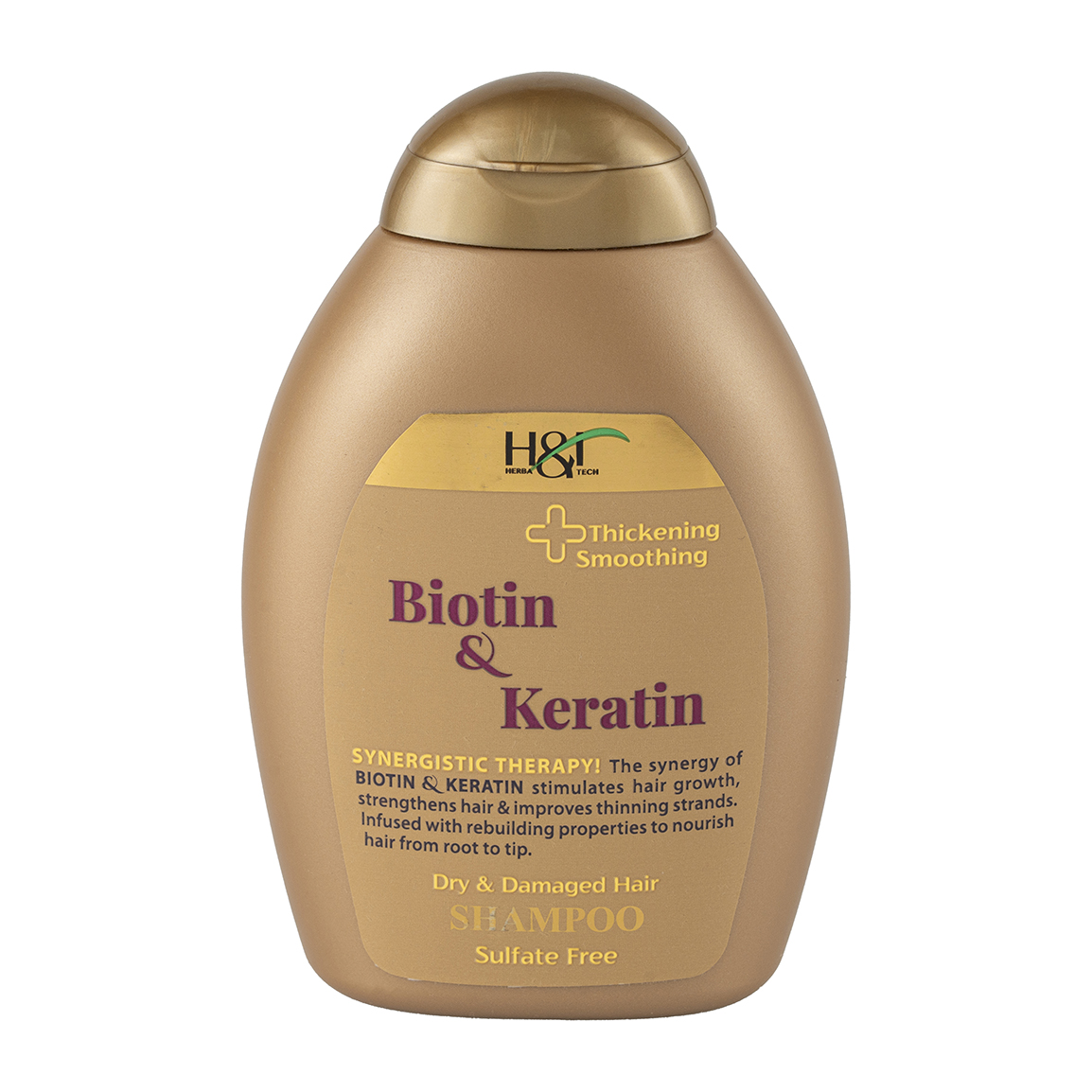 شامپو صاف کننده و ضخیم کننده ساقه مو حاوی بیوتین و کراتین مناسب موی خشک و آسیب دیده حجم 385 میلی لیتر