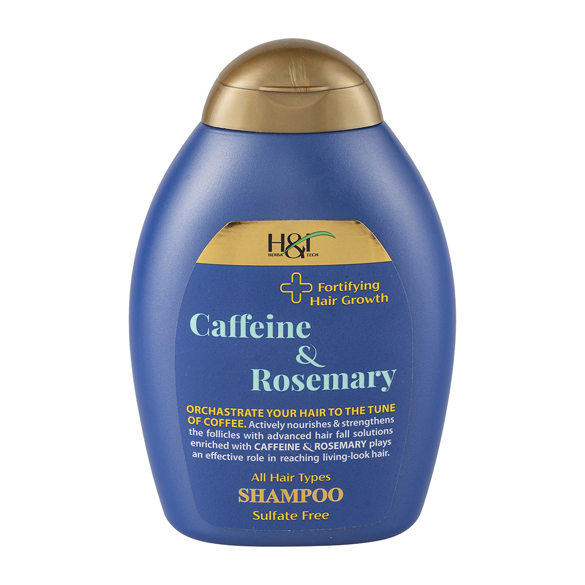 شامپو تقویت کننده مناسب برای رویش مو حاوی کافئین و رزماری مناسب انواع مو حجم 385 میلی لیتر