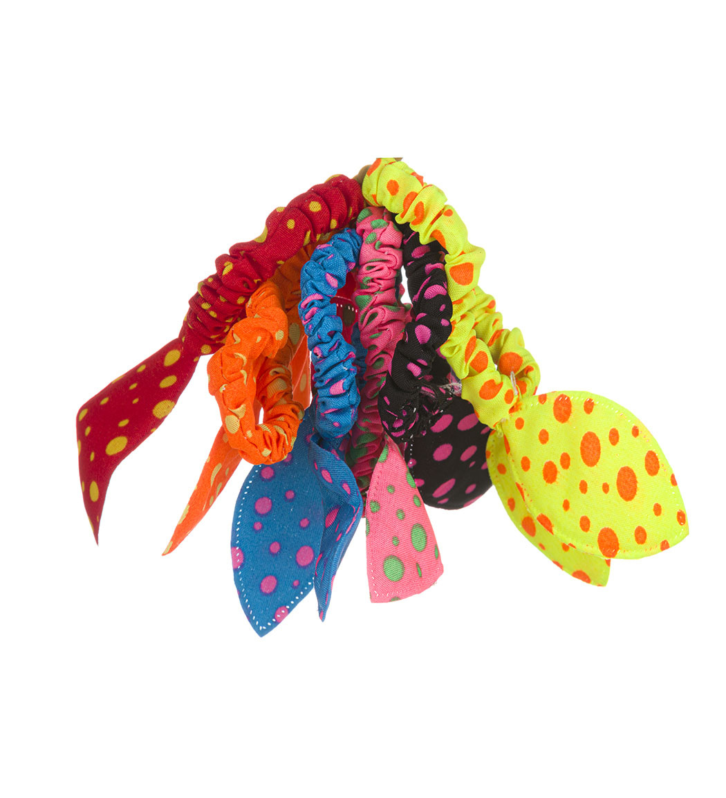 کش مو پارچه ای خرگوشی طرح دار ارسال با رنگ رندوم