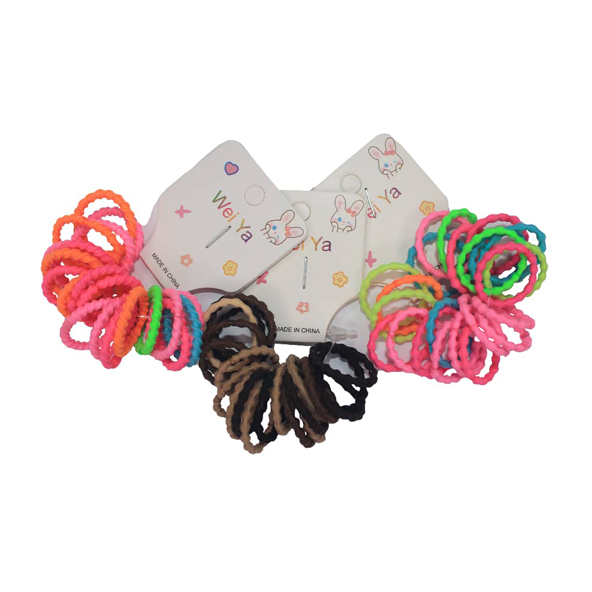 پک کش موی 3 سانتی کد 03 بسته 20 عددی ارسال با رنگ رندوم