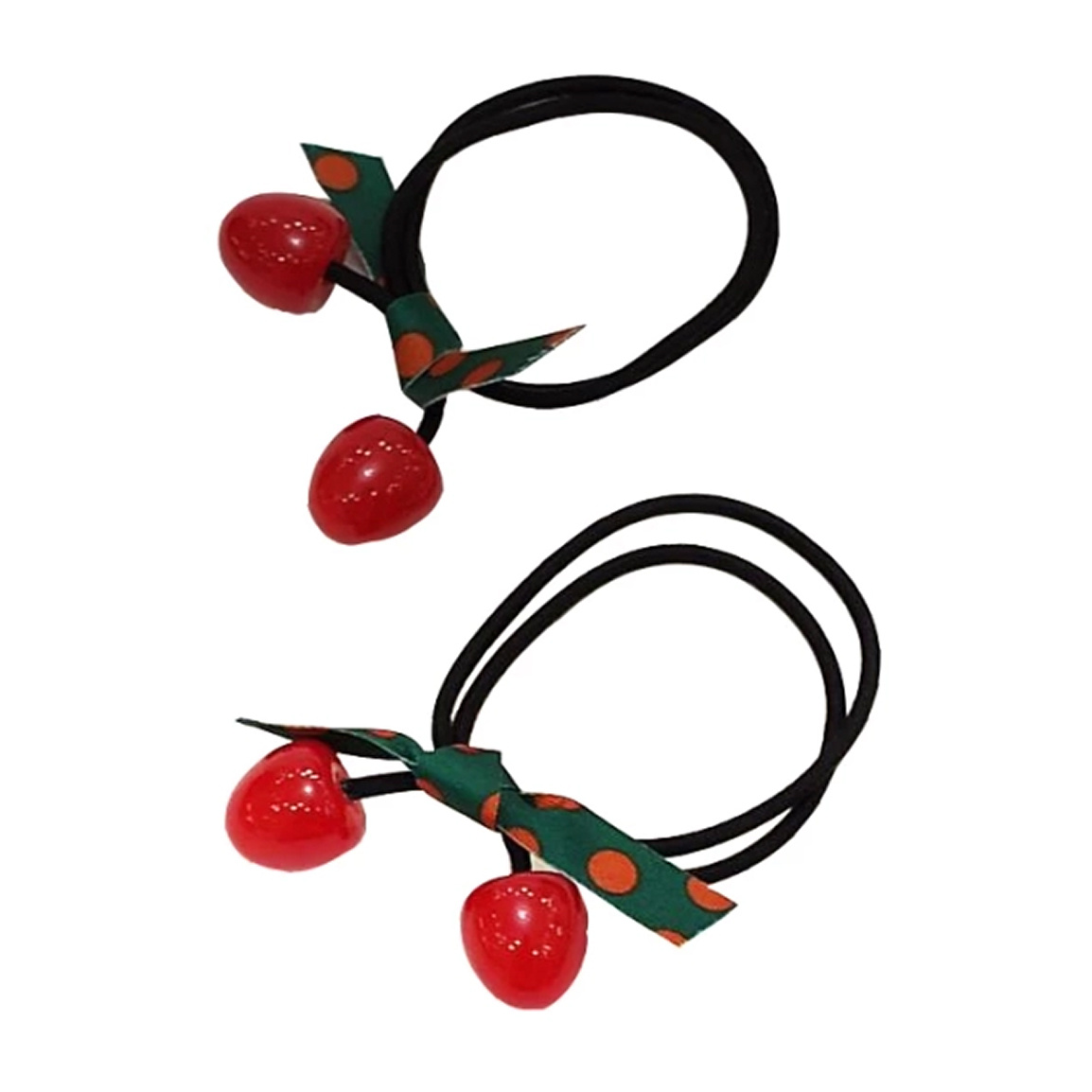 کش مو زنانه مدل گیلاس بسته 2 عددی