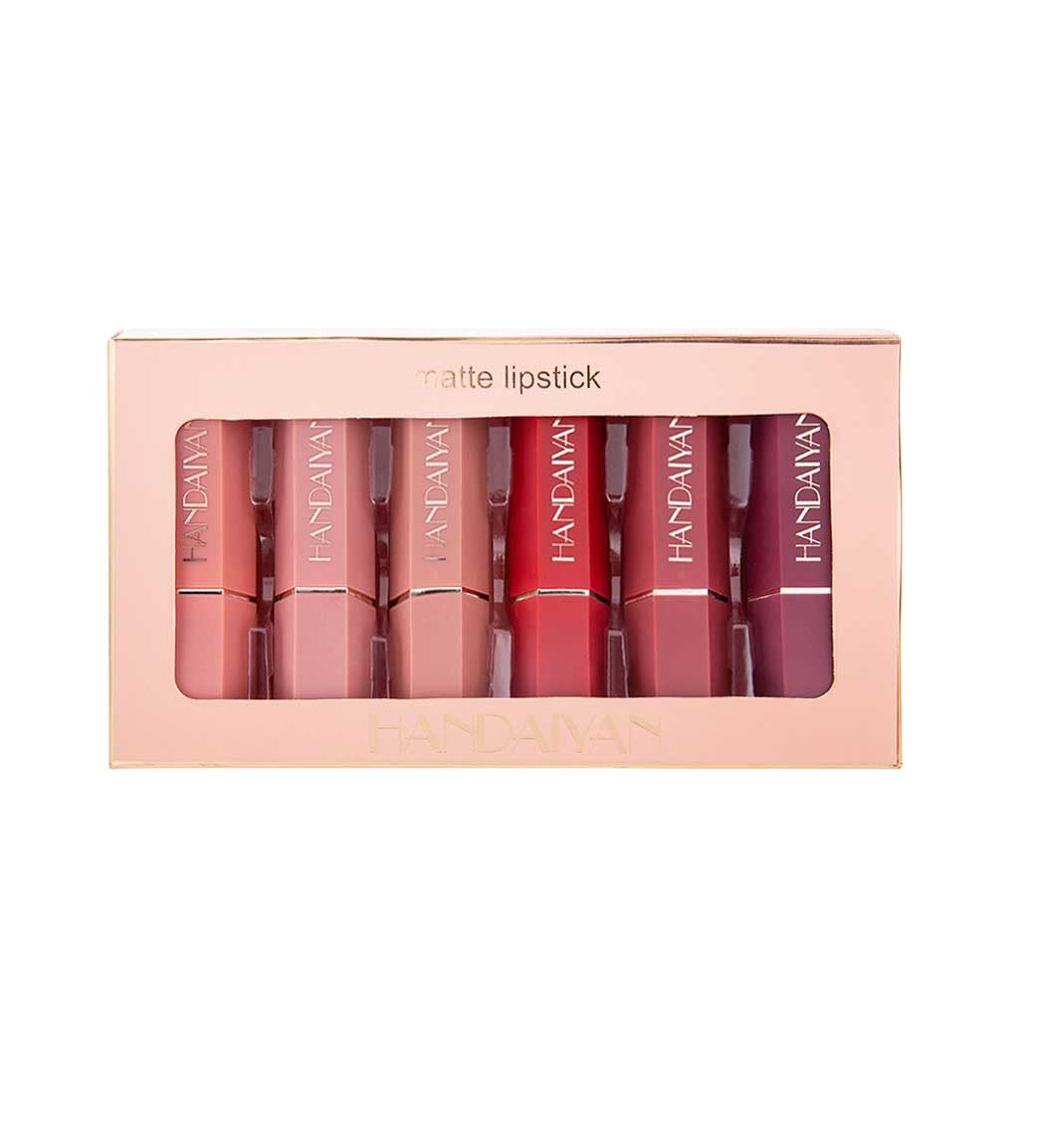 پک رژلب جامد 6 عددی مات