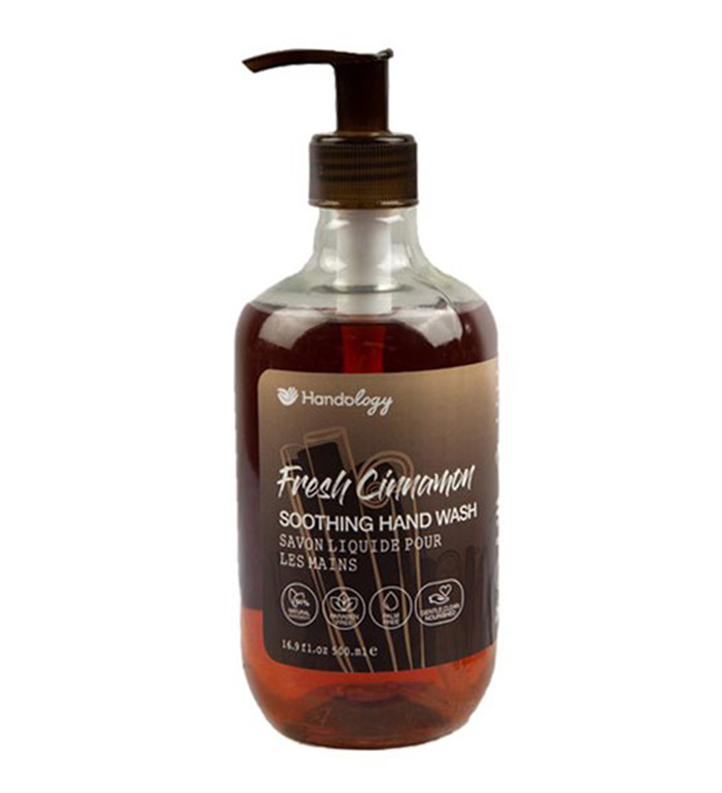 مایع دستشویی آنتی باکتریال شفاف با رایحه دارچین 500 میل