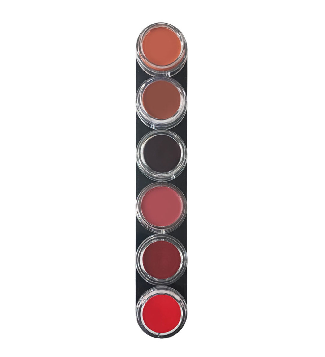 پالت رژ لب 6 رنگ