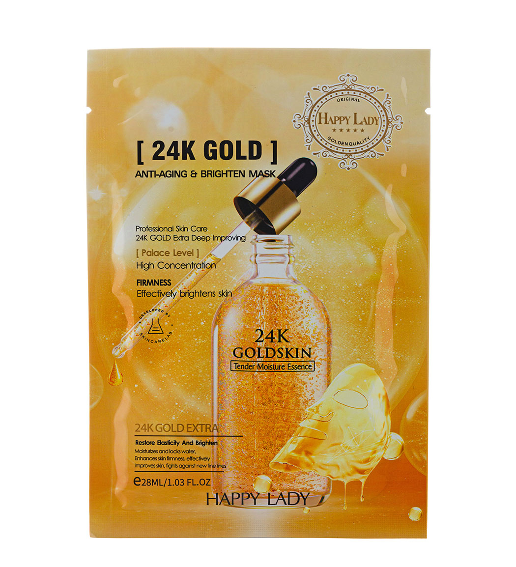 ماسک ورقه ای  صورت طلا 28 میل