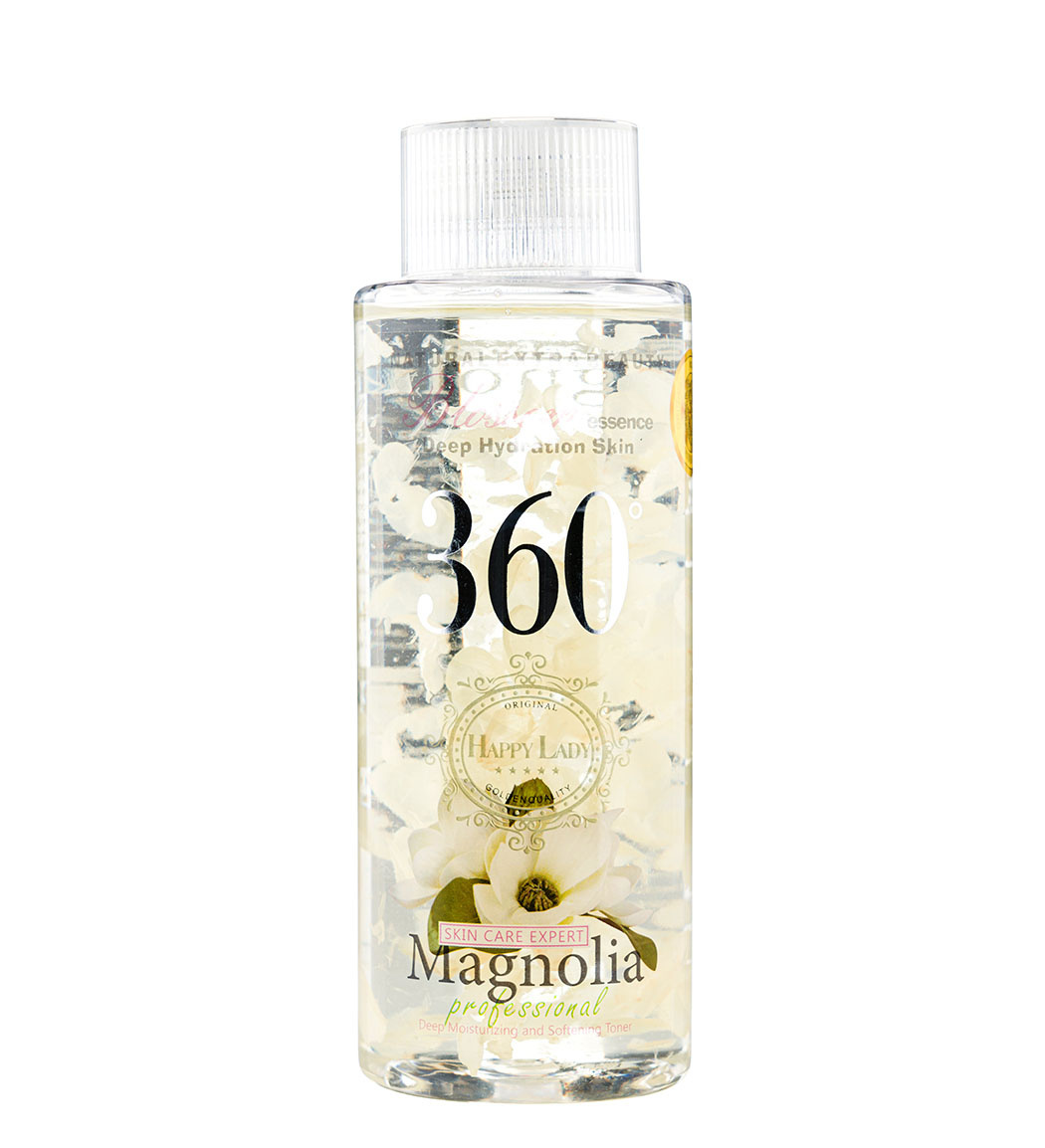 تونر پاک کننده آرایش صورت 360 مدل Magnolia حجم 250میل