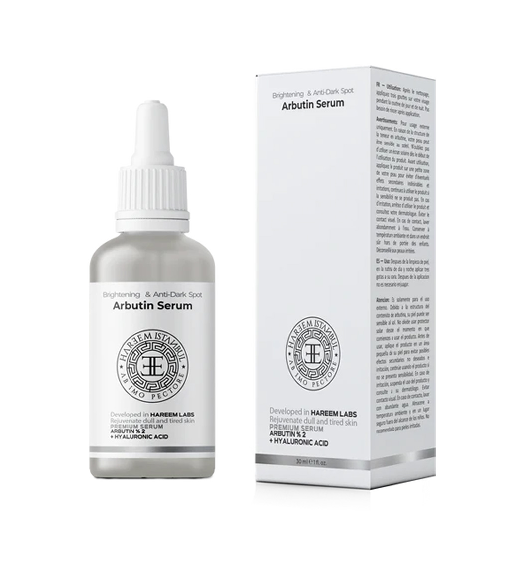 سرم رفع لک حاوی آربوتین و اسید هیالورونیک حجم 30 میل