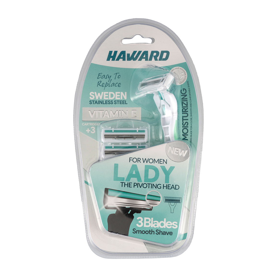 تیغ اصلاح سه لبه زنانه مدل Lady وزن 100 گرم