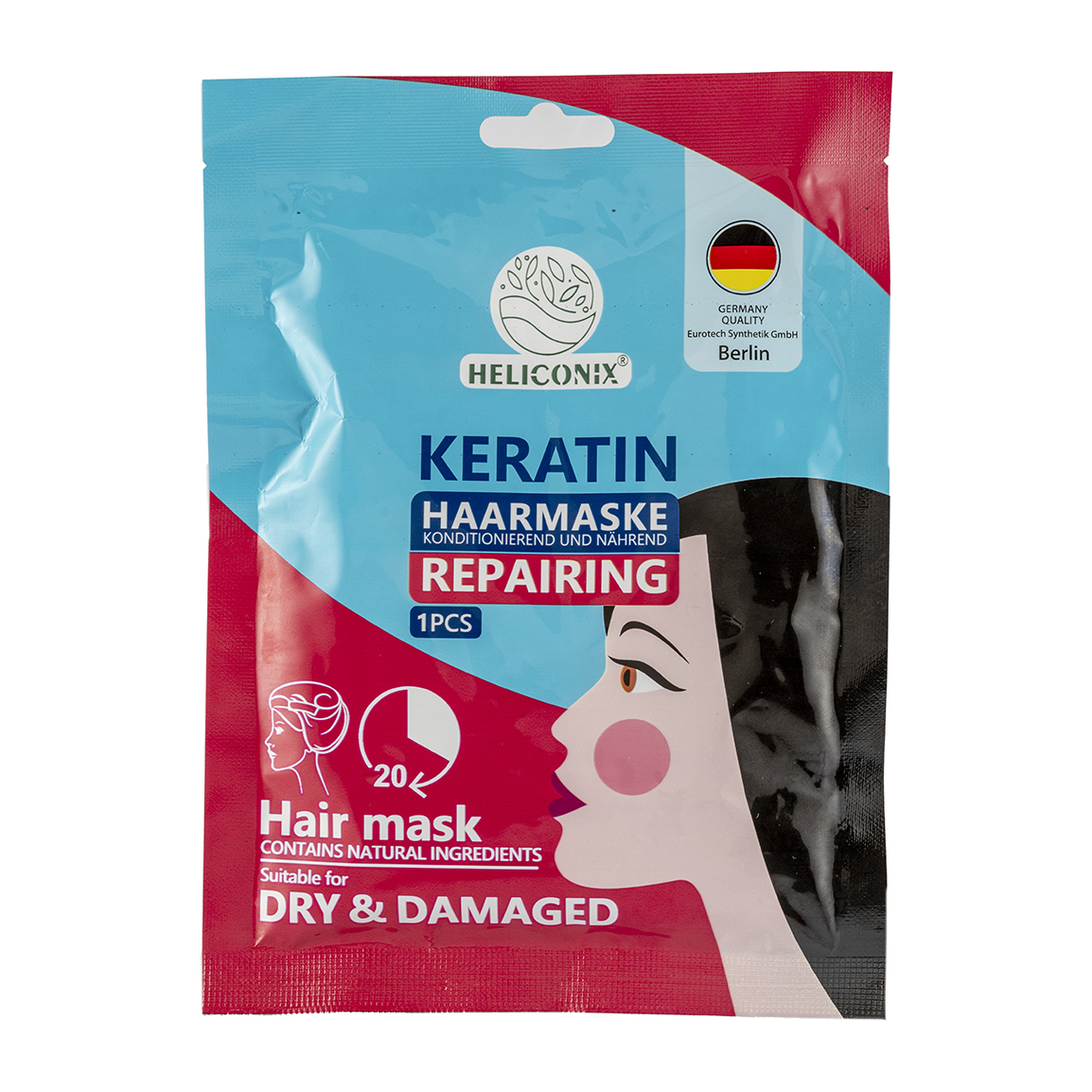 ماسک مو کراتین مناسب مو خشک و آسیب دیده وزن 36 گرم