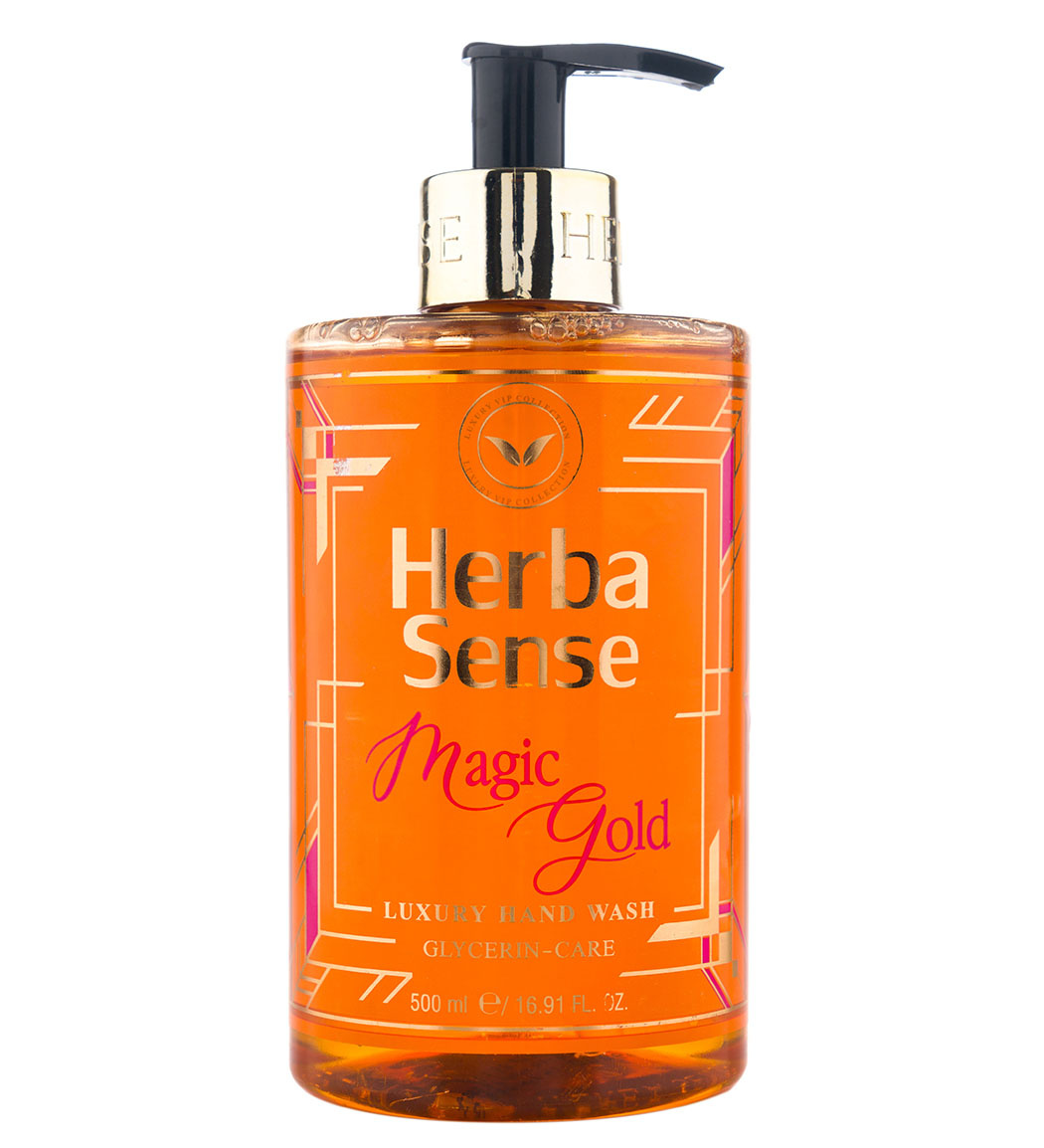 مایع دستشویی آبرسان مرطوب کننده پوست مدل Magic Gold حجم 500 میلی لیتر