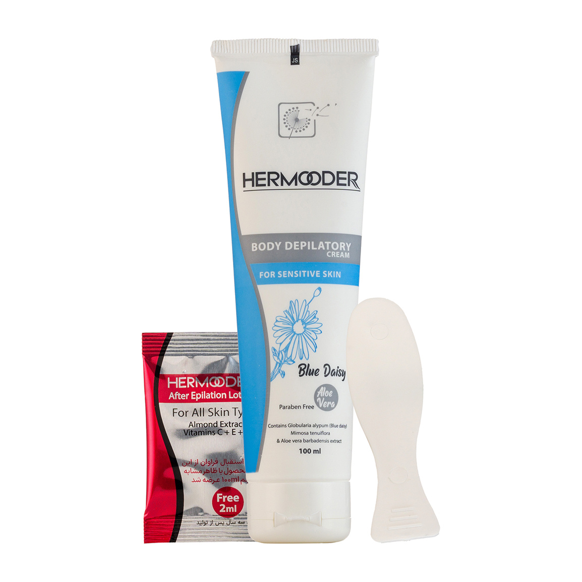 کرم موبر بدن  مناسب پوست حساس حجم 100میل