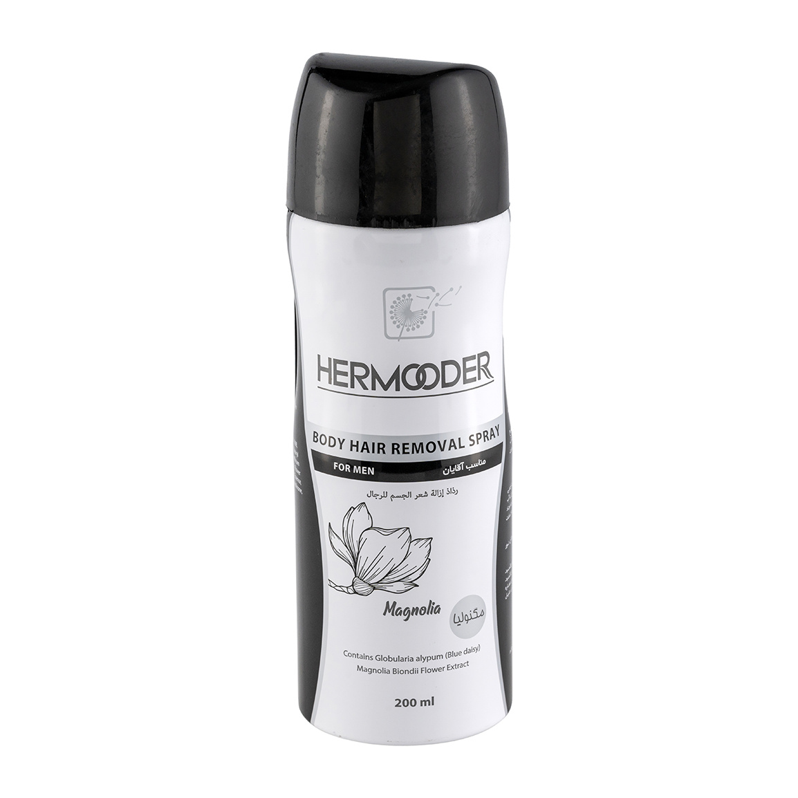 اسپری موبر بدن حاوی عصاره مگنولیا مناسب آقایان حجم 200میل