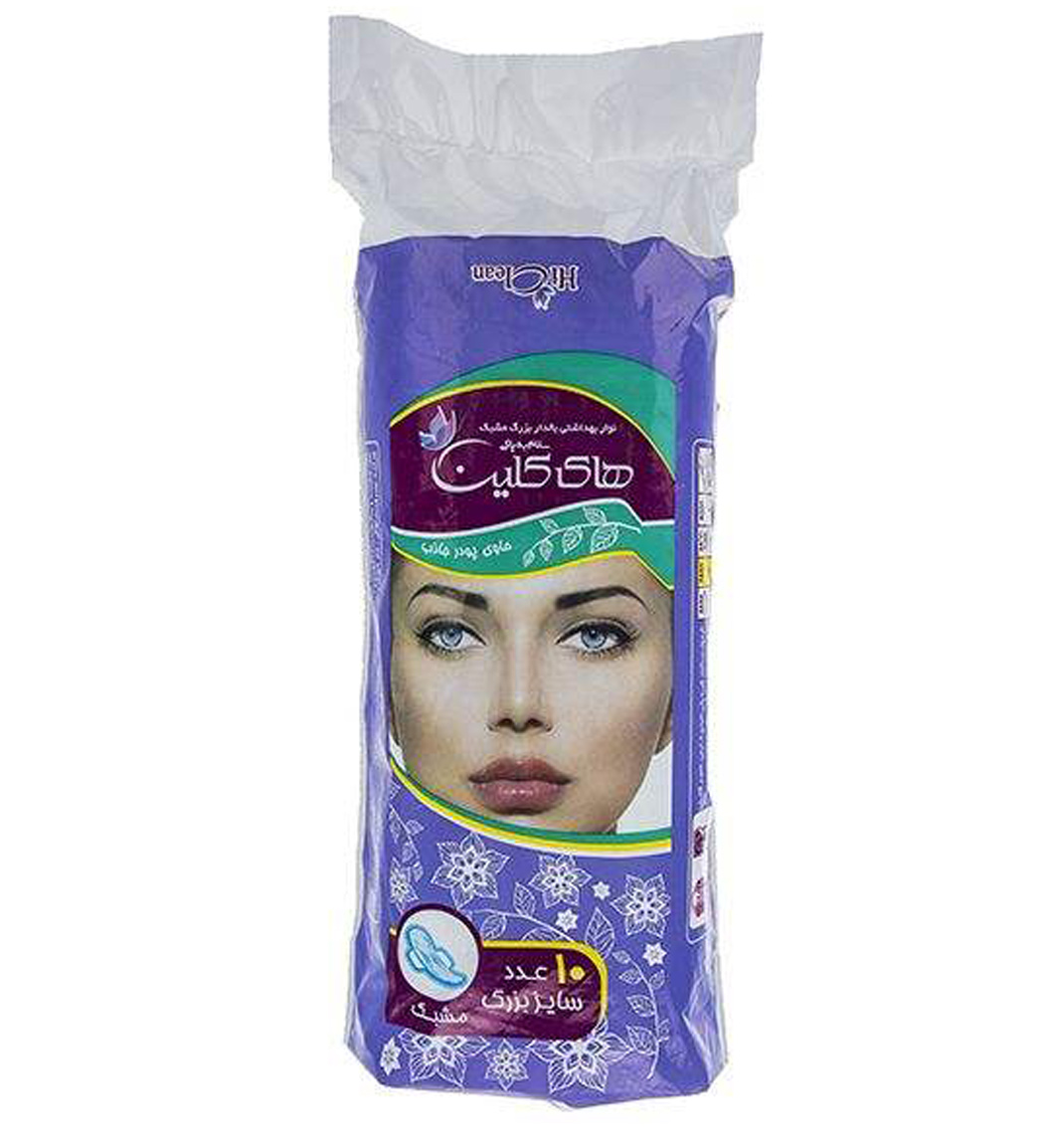 نوار بهداشتی بالدار مشبک بسته 10 عددی