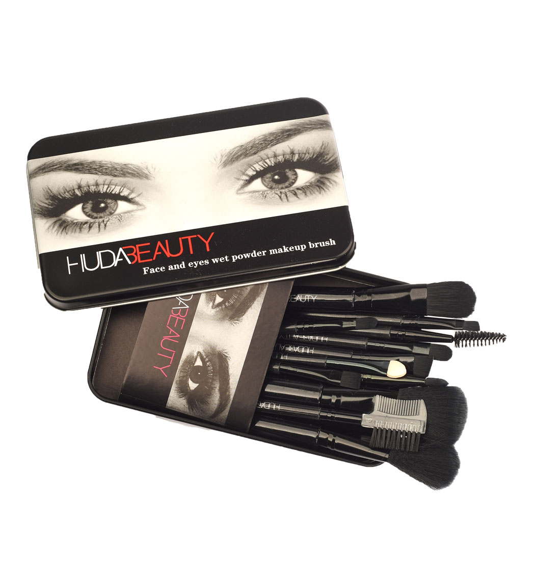 ست براش 12 عددی قوطی فلزی