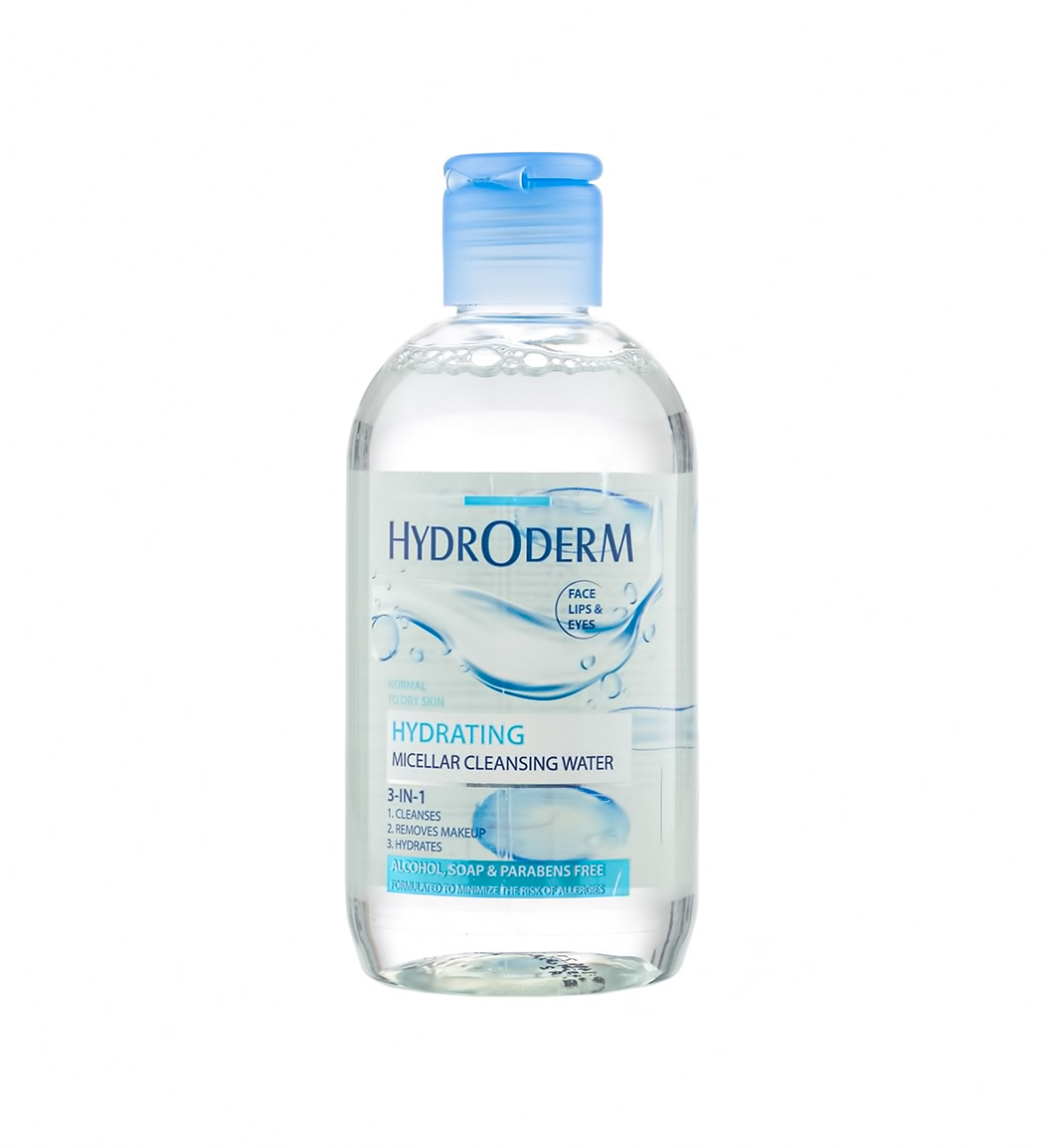 میسلار واتر 3در1 مدل Hydrating مناسب پوست خشک و کم آب حجم 250 میلی لیتر