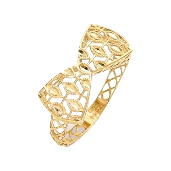 انگشتر طلا 18 عیار مدل فیوژن پاپیون x