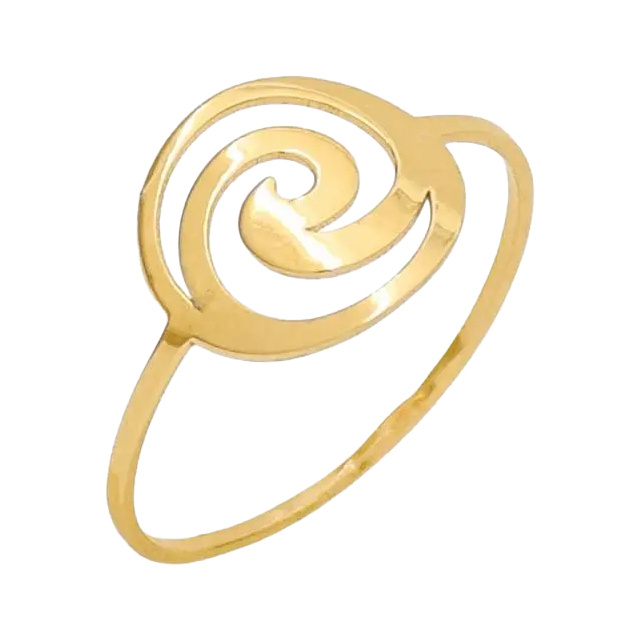 انگشتر طلا 18 عیار مدل آبنبات