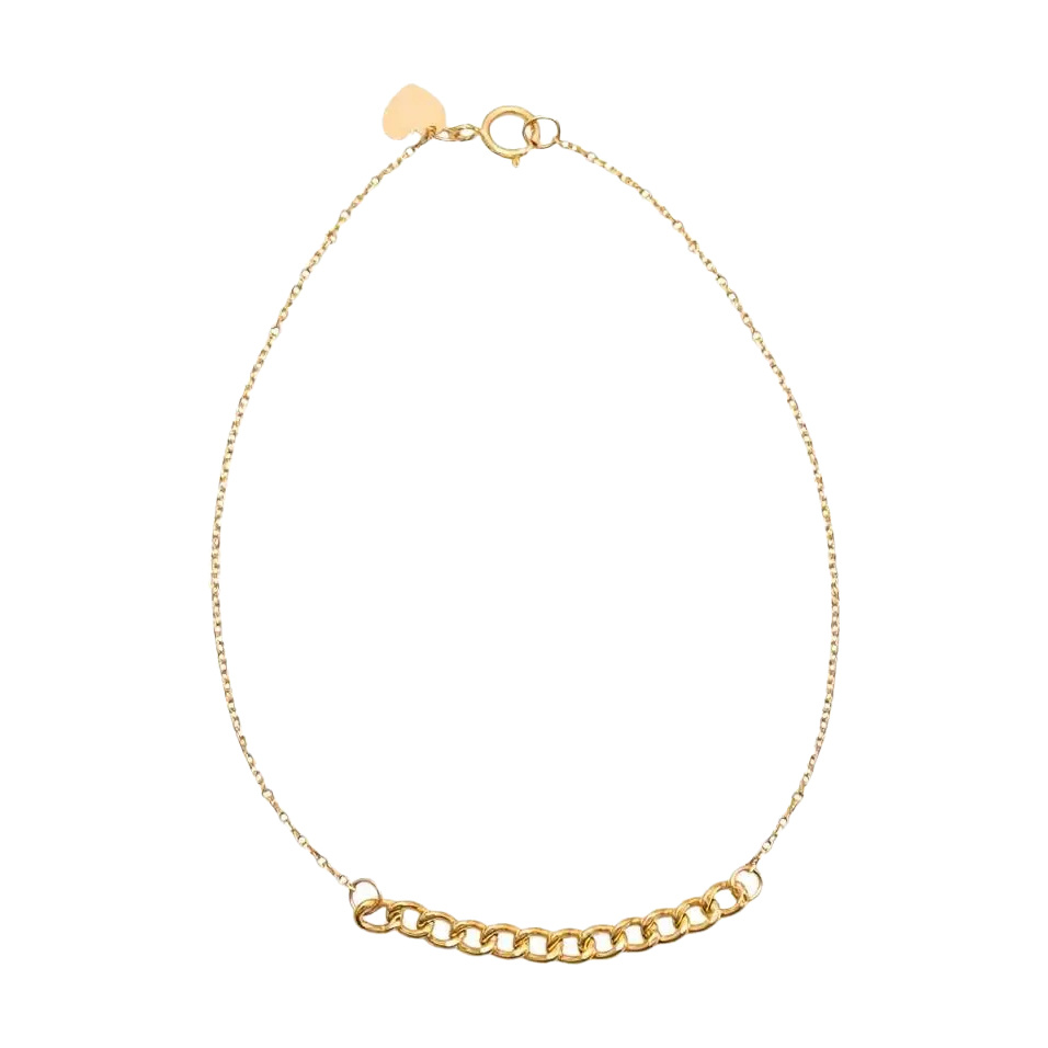 دستبند طلا 18 عیار مدل کارتیر زنجیری 1