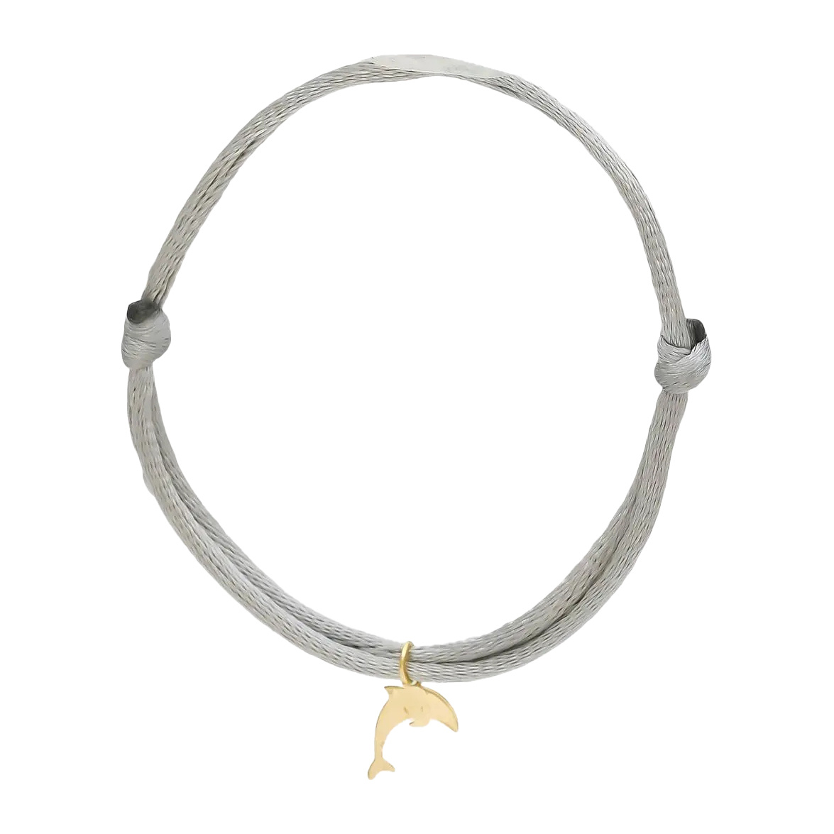 دستبند طلا 18 عیار مدل دلفین