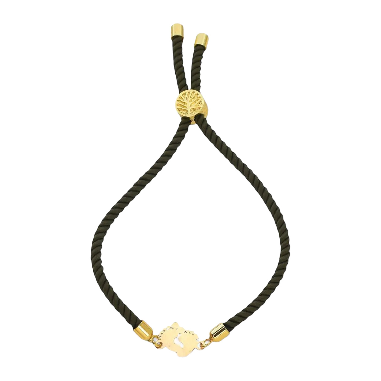 دستبند طلا 18 عیار مدل ردپاx