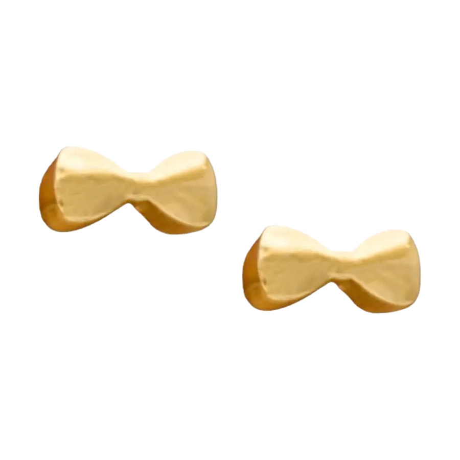 گوشواره طلا 18 عیار مدل پاپیون