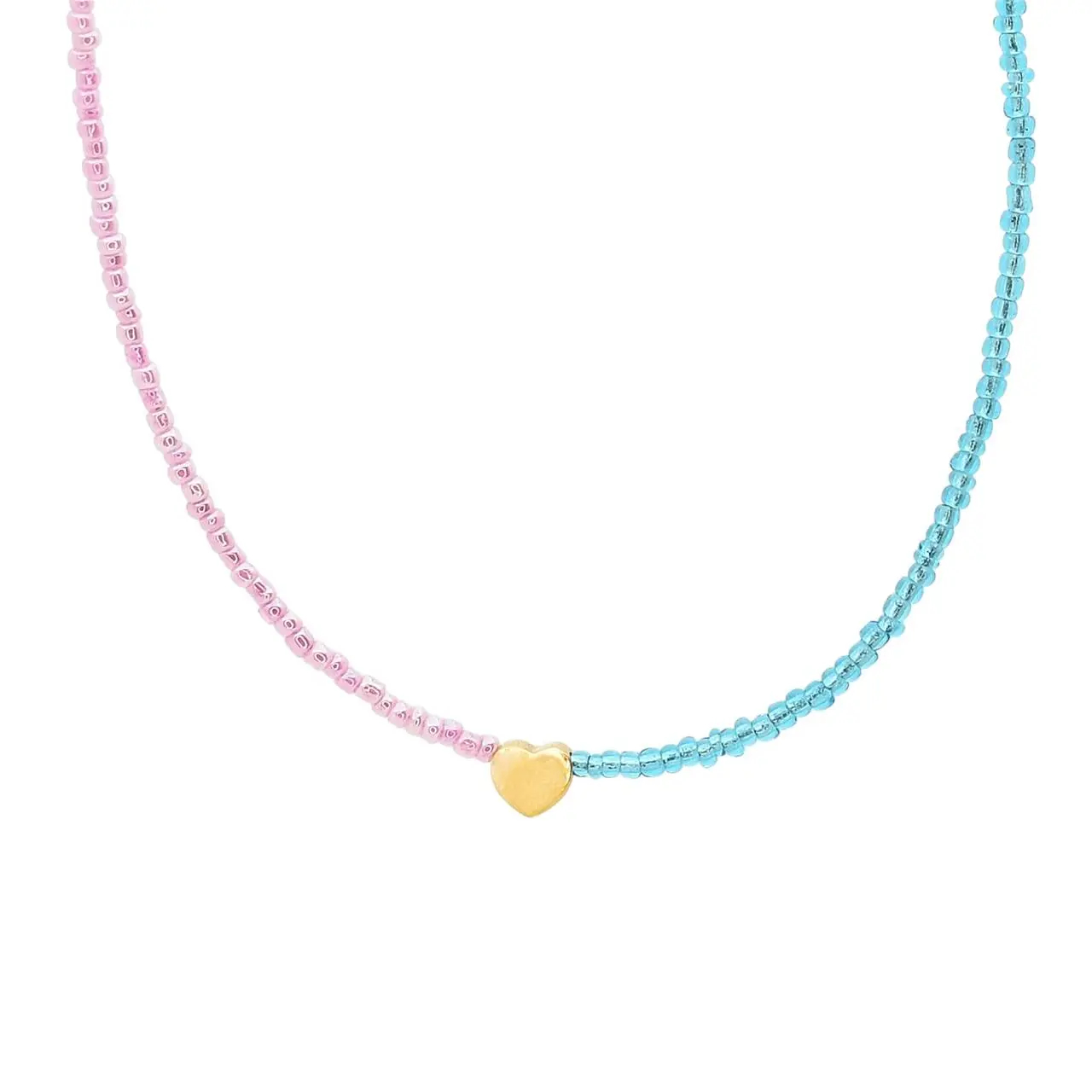 چوکر طلا 18 عیار مدل قلب مینیمال