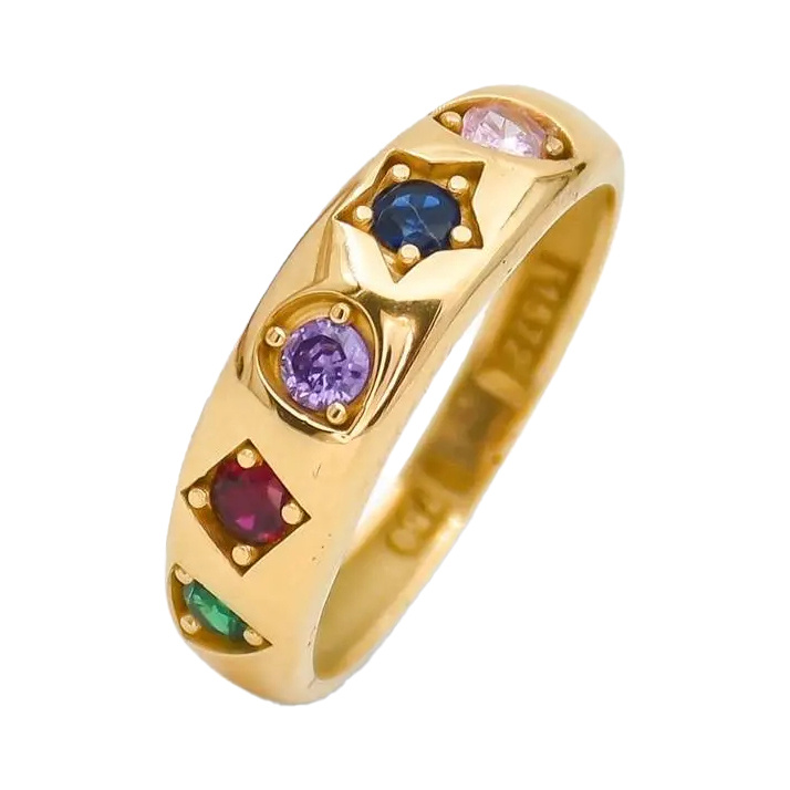 انگشتر طلا 18 عیار مدل پاملاتو