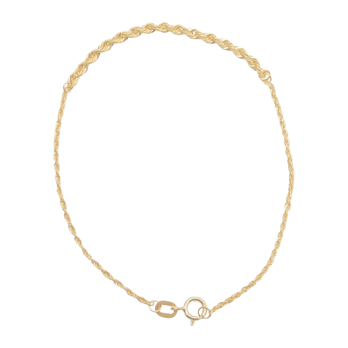 دستبند طلا 18 عیار مدل طنابی s