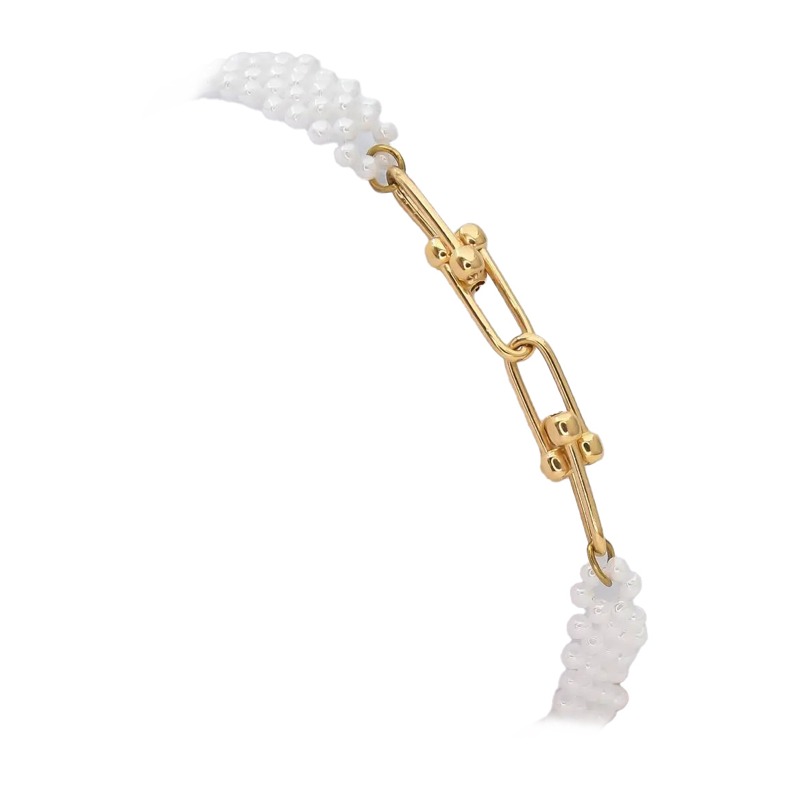 دستبند طلا 18 عیار مدل تیفانی 2x