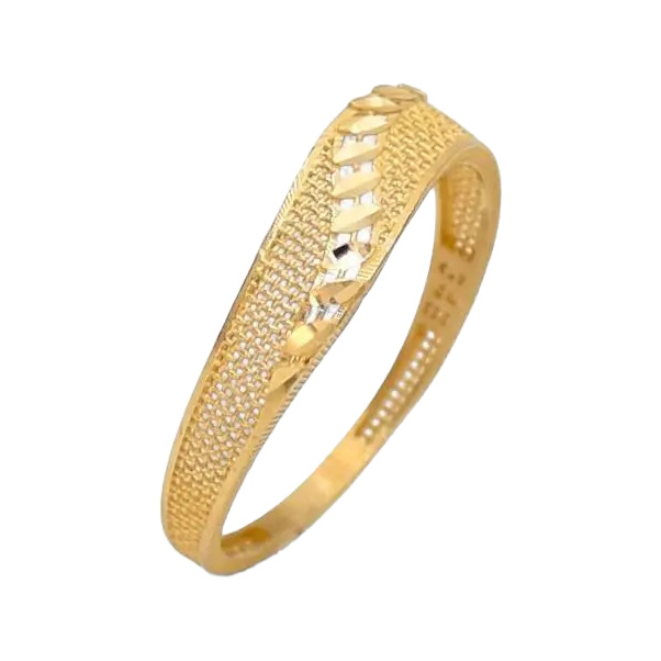 انگشتر طلا 18 عیار مدل فیوژن خط موج