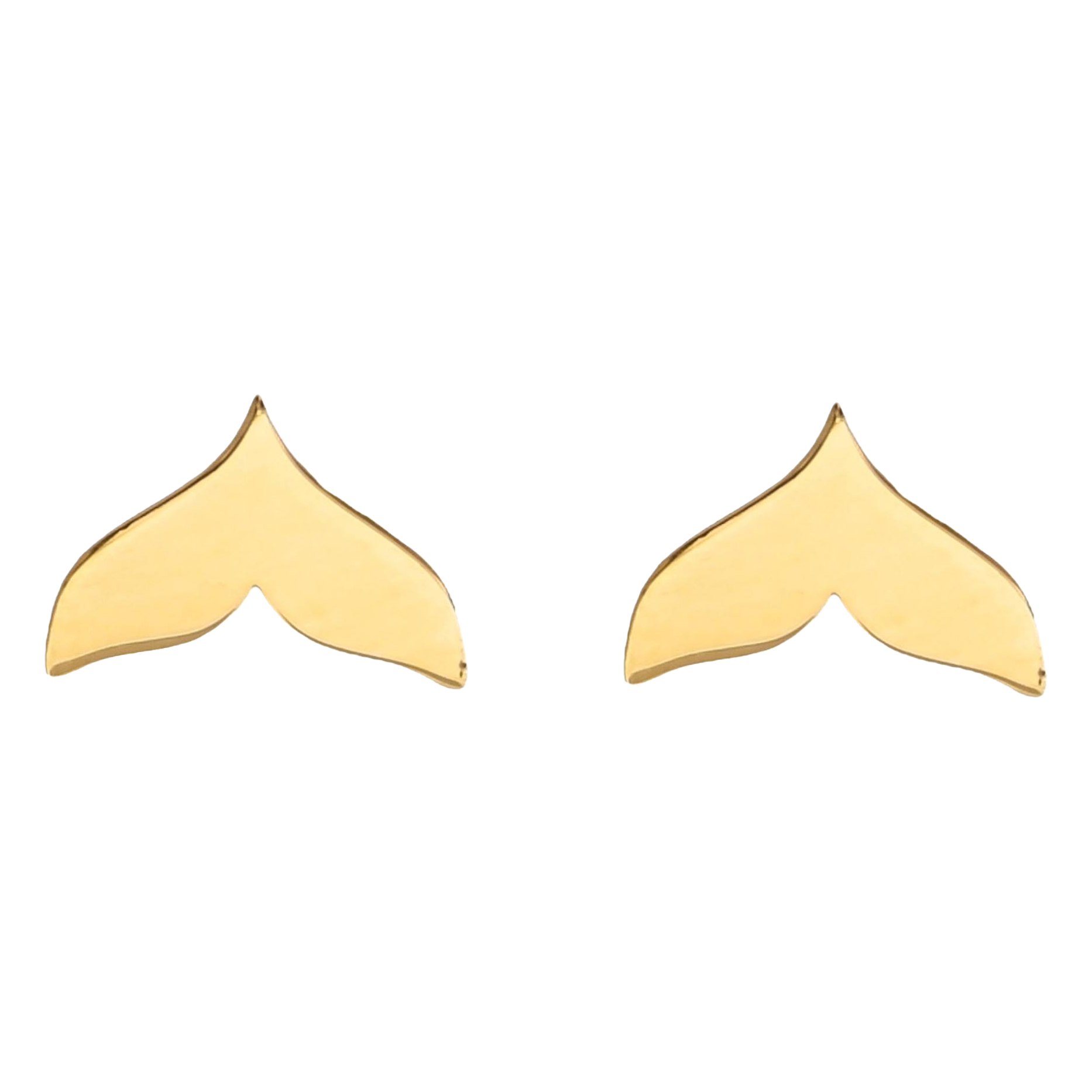 گوشواره طلا 18 عیار مدل دم وال