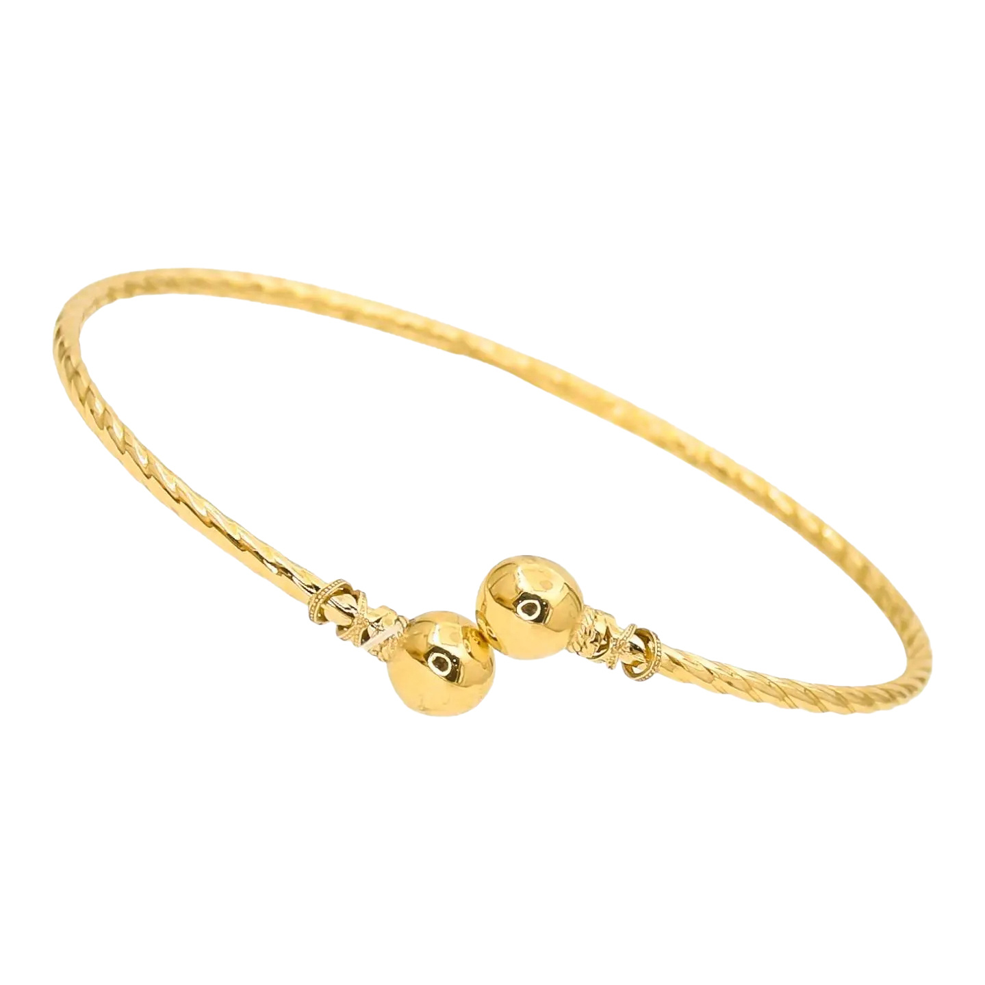 بنگل طلا 18 عیار مدل یورمن