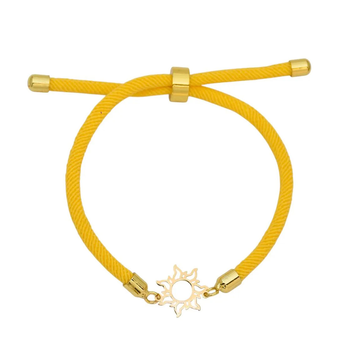 دستبند طلا 18 عیار مدل خورشید تابان x