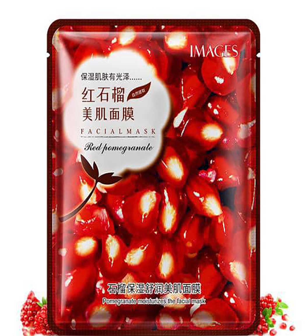 ماسک ورقه ای انار قرمز 30گرم