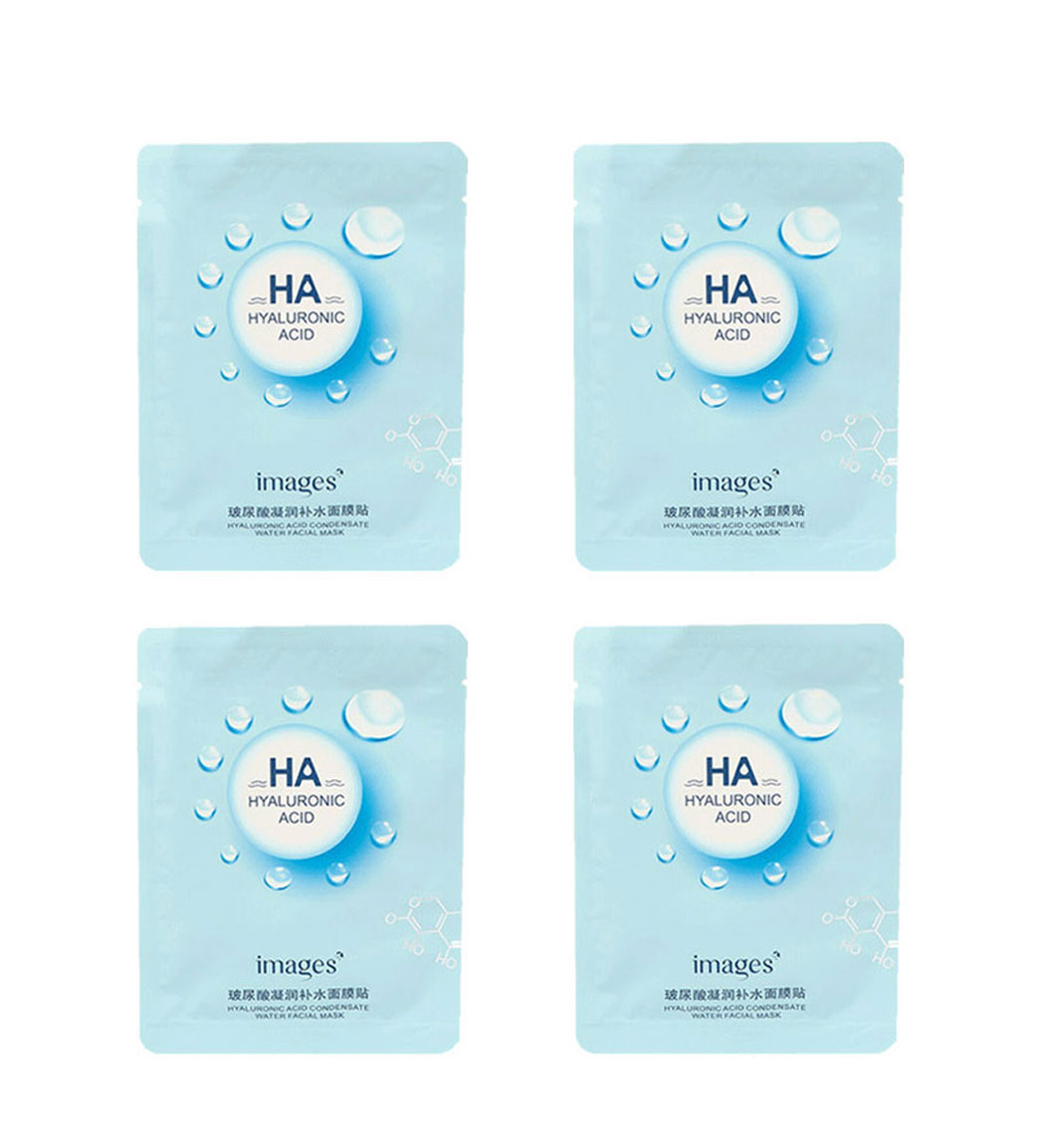 ماسک صورت مدل هیالورونیک اسید مجموعه 4 عددی
